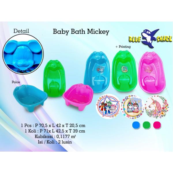 Baby Bath Mickey - Bak Mandi Bayi Blueshark