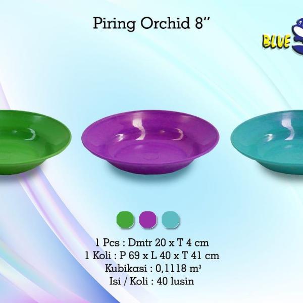 Piring 08 Orchid - Piring Makan Plastik Blueshark
