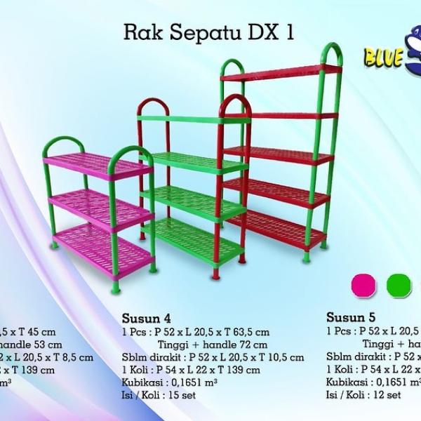 Rak Sepatu Classic - Rak Sepatu Plastik Blueshark