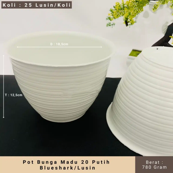 Pot Bunga Madu - Pot Madu Plastik Blueshark