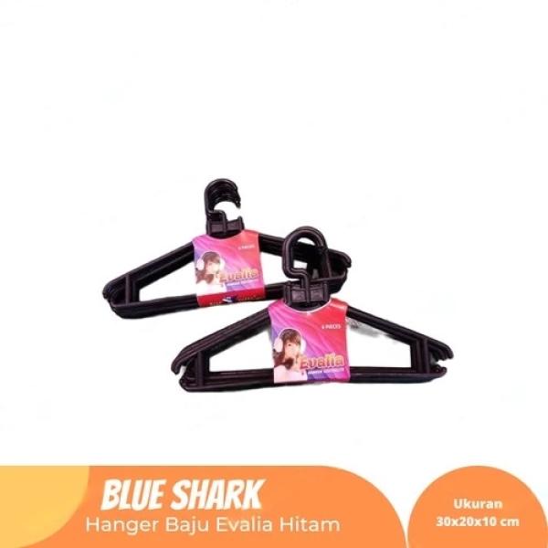 Hanger Hitam - Gantungan Baju Plastik Blueshark